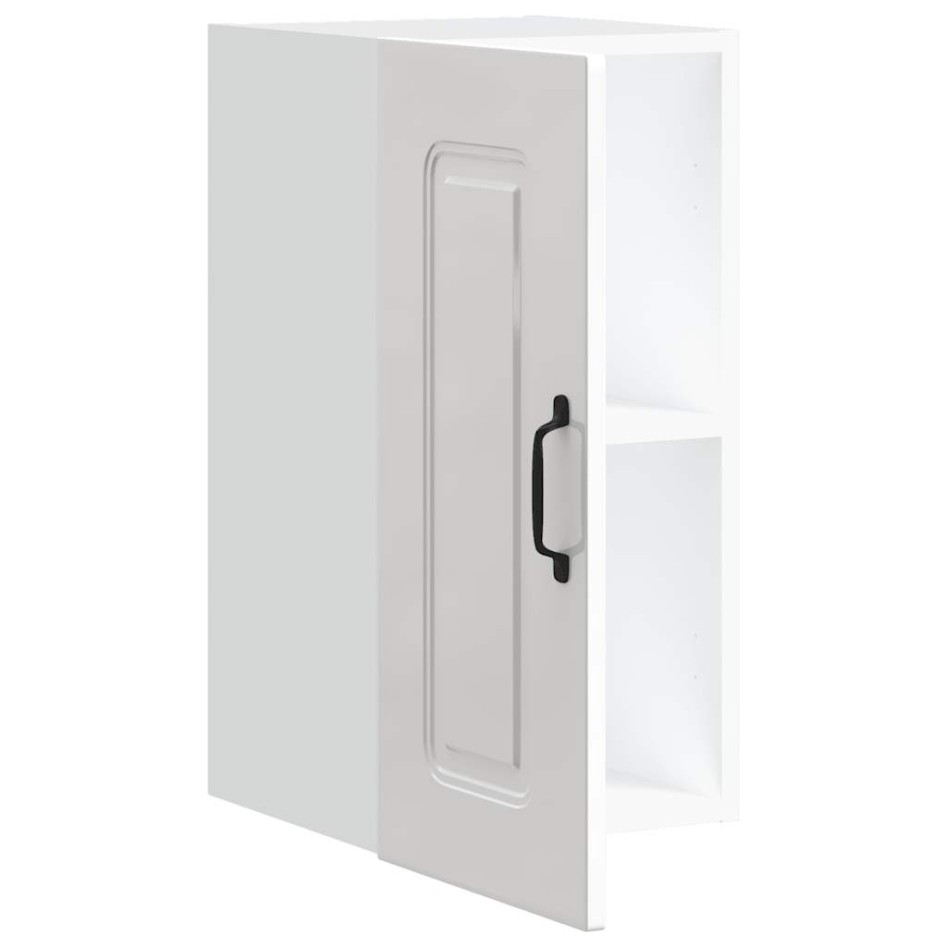 Armario de pared de cocina Kalmar blanca de alto