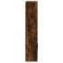 Estantería madera de ingeniería roble ahumado 60x24x120