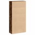 Estantería madera de ingeniería roble ahumado 60x24x120