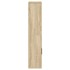 Estantería de madera de ingeniería roble sonoma 60x24x120