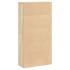 Estantería de madera de ingeniería roble sonoma 60x24x120