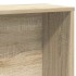 Estantería de madera de ingeniería roble sonoma 60x24x120