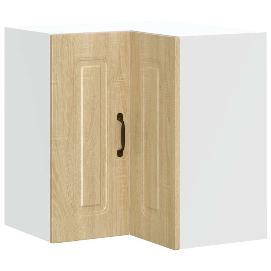 Armario de cocina de esquina de pared Kalmar roble