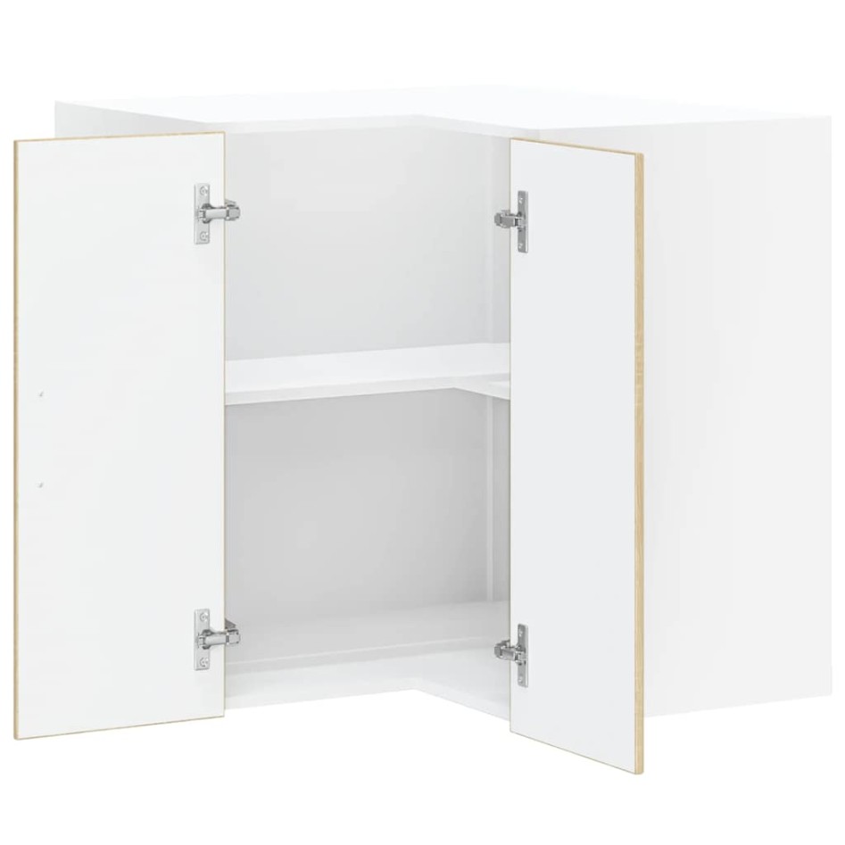 Armario de cocina de esquina de pared Kalmar roble