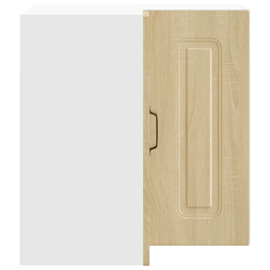 Armario de cocina de esquina de pared Kalmar roble