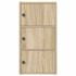 Estantería de madera de ingeniería roble sonoma 40x24x77