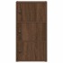 Estantería de madera de ingeniería marrón roble 40x24x77
