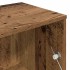 Mueble de TV madera contrachapada envejecida 120x34x37