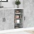 Armario bajo madera de ingeniería gris hormigón 40x44,5x81,5