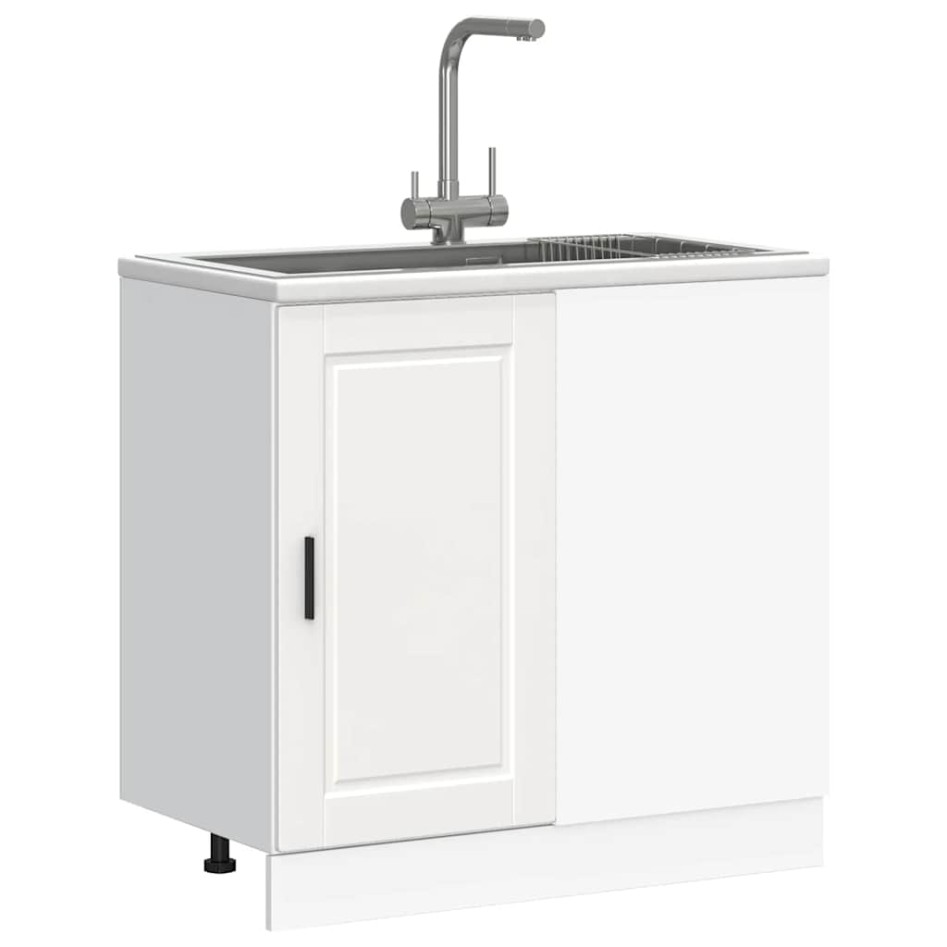 Mueble bajo de cocina Porto madera contrachapada