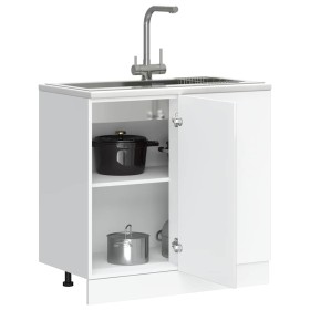 Mueble bajo de cocina Porto alto brillo