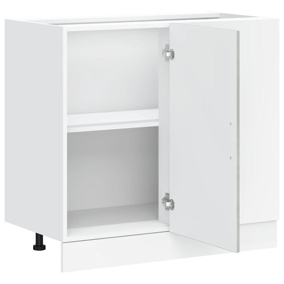 Mueble bajo de cocina porto gris cemento madera