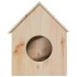 Casa para gatos madera maciza pino 41x50x50