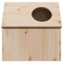 Casa para gatos madera maciza pino 41x50x50