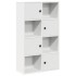 Estantería de madera de ingeniería blanca 60x24x101,5