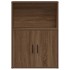 Estantería madera de ingeniería marrón roble 60x24x85