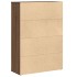 Estantería madera de ingeniería marrón roble 60x24x85