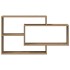 Estante de pared madera ingeniería roble artisian