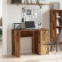 Escritorio de madera de ingeniería envejecida 100x55x75