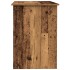 Escritorio de madera de ingeniería envejecida 100x55x75