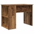 Escritorio de madera de ingeniería envejecida 100x55x75