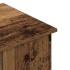 Escritorio de madera de ingeniería envejecida 100x55x75