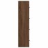 Estantería madera de ingeniería marrón roble 40x24x102