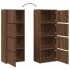 Estantería madera de ingeniería marrón roble 40x24x102