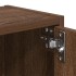 Estantería madera de ingeniería marrón roble 40x24x102