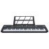 Teclado eléctrico de piano de 61 teclas con atril para