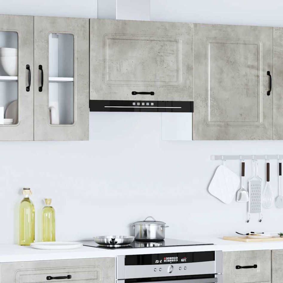 Armario de pared cocina Kalmar madera ingeniería gris