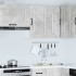 Armario de pared cocina Kalmar madera ingeniería gris