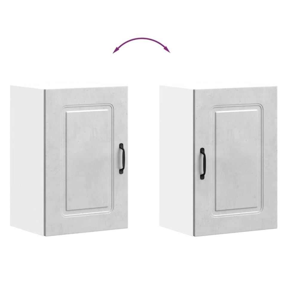 Armario de pared cocina Kalmar madera ingeniería gris