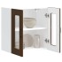 Armario pared cocina puerta de cristal Kalmar roble