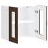 Armario pared cocina puerta de cristal Kalmar roble