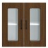 Armario pared cocina puerta de cristal Kalmar roble