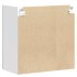 Armario pared cocina puerta cristal Kalmar blanca alto