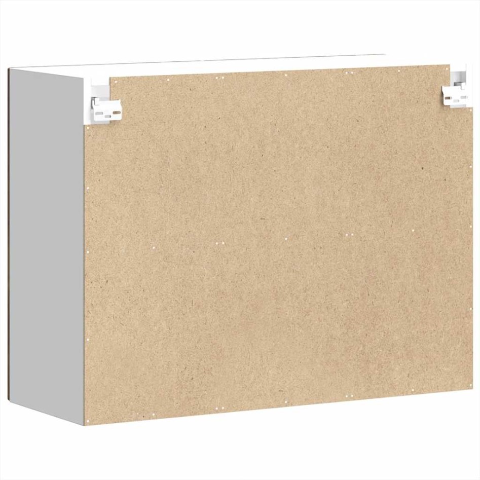 Armario de pared para cocina puerta cristal Porto roble