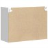 Armario de pared para cocina puerta cristal Porto roble