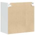 Armario pared cocina puerta de cristal Lucca gris