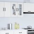 Armario pared cocina puerta de cristal Lucca
