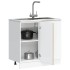 Mueble bajo de cocina Kalmar madera ingeniería de roble