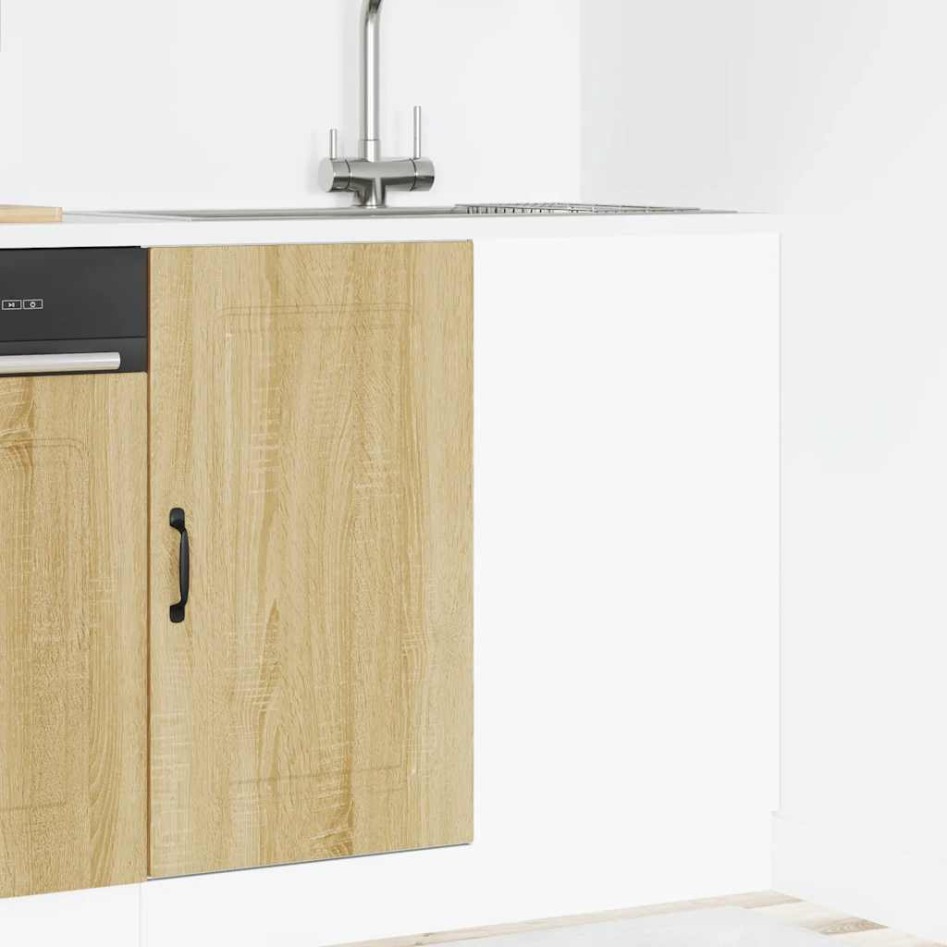 Mueble bajo de cocina Kalmar madera ingeniería de roble