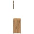 Mueble de baño con espejo de madera ingeniería roble