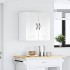 Armario de pared de cocina Kalmar blanca de alto