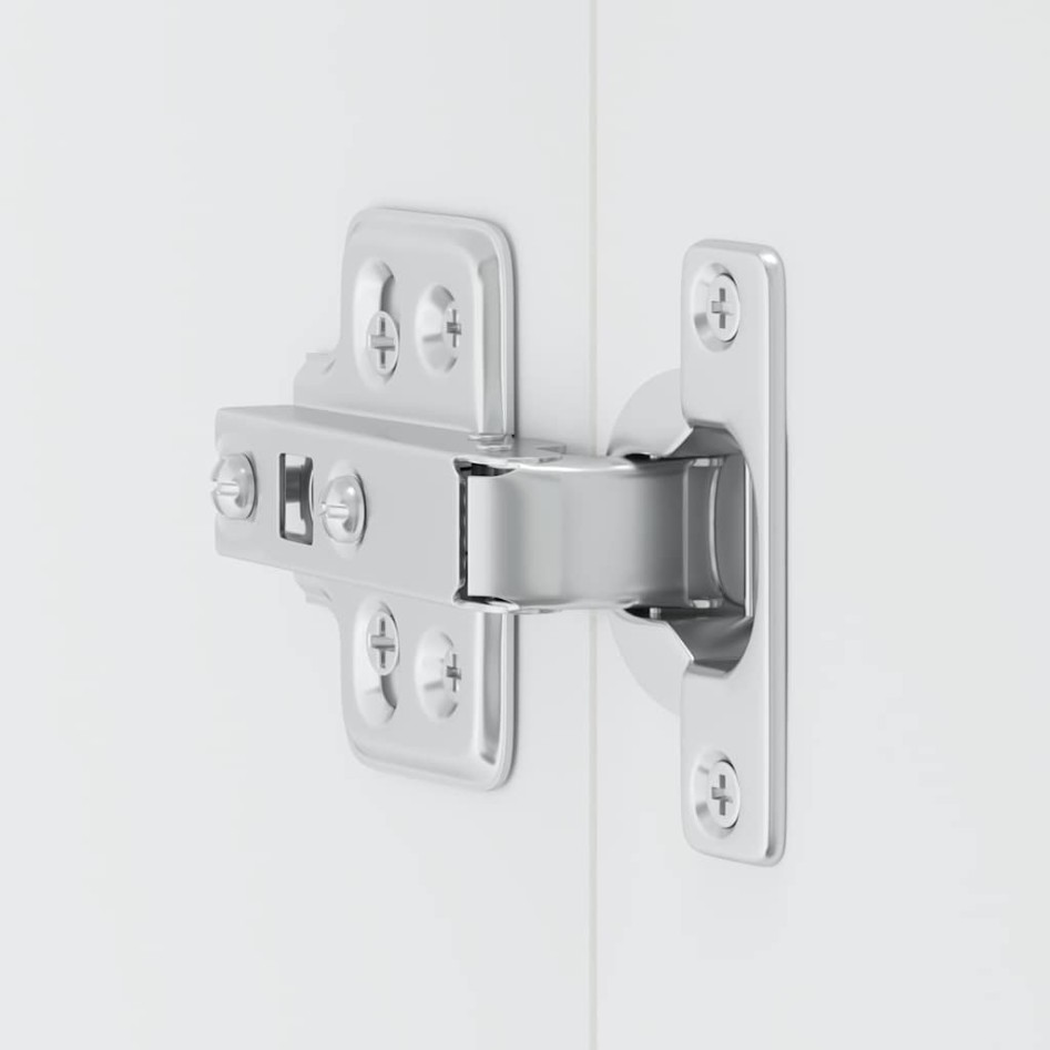 Armario de pared de cocina Kalmar blanca de alto