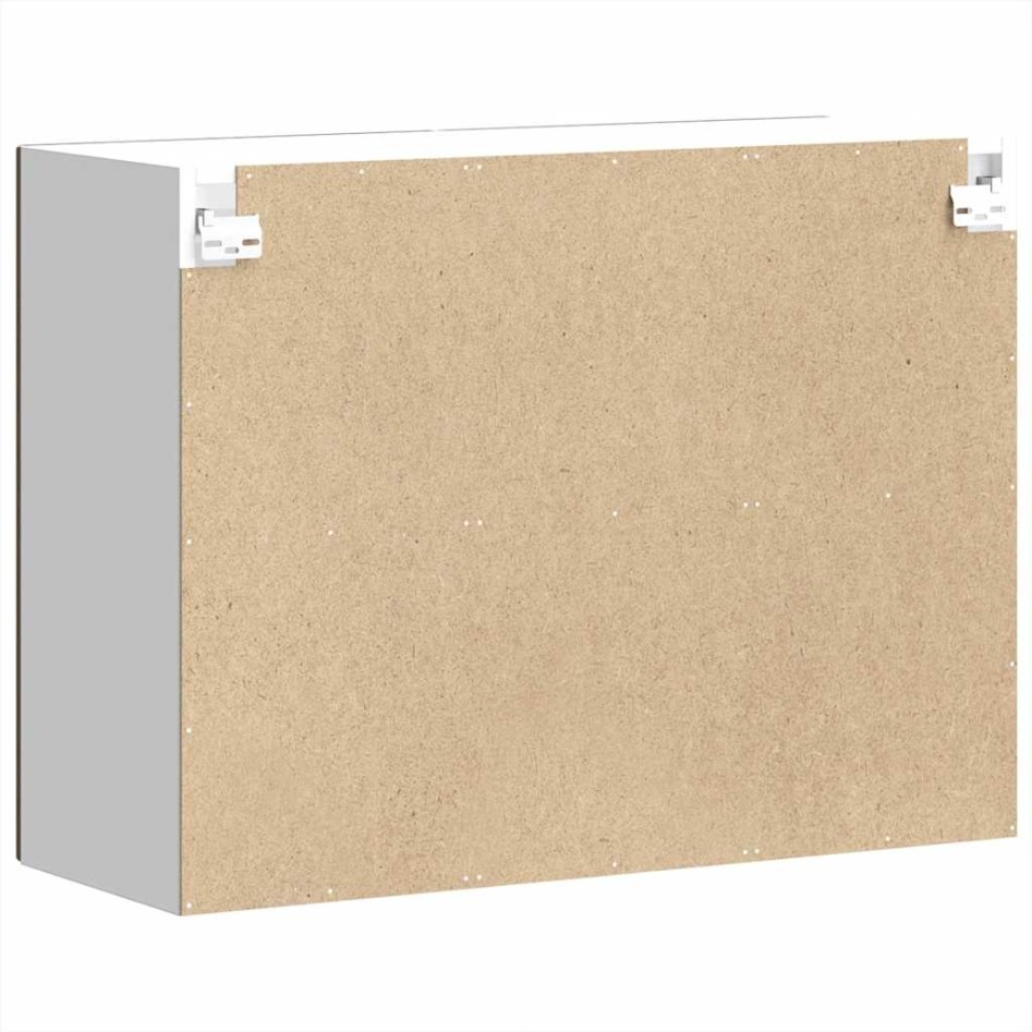 Armario pared cocina puerta de cristal Lucca roble