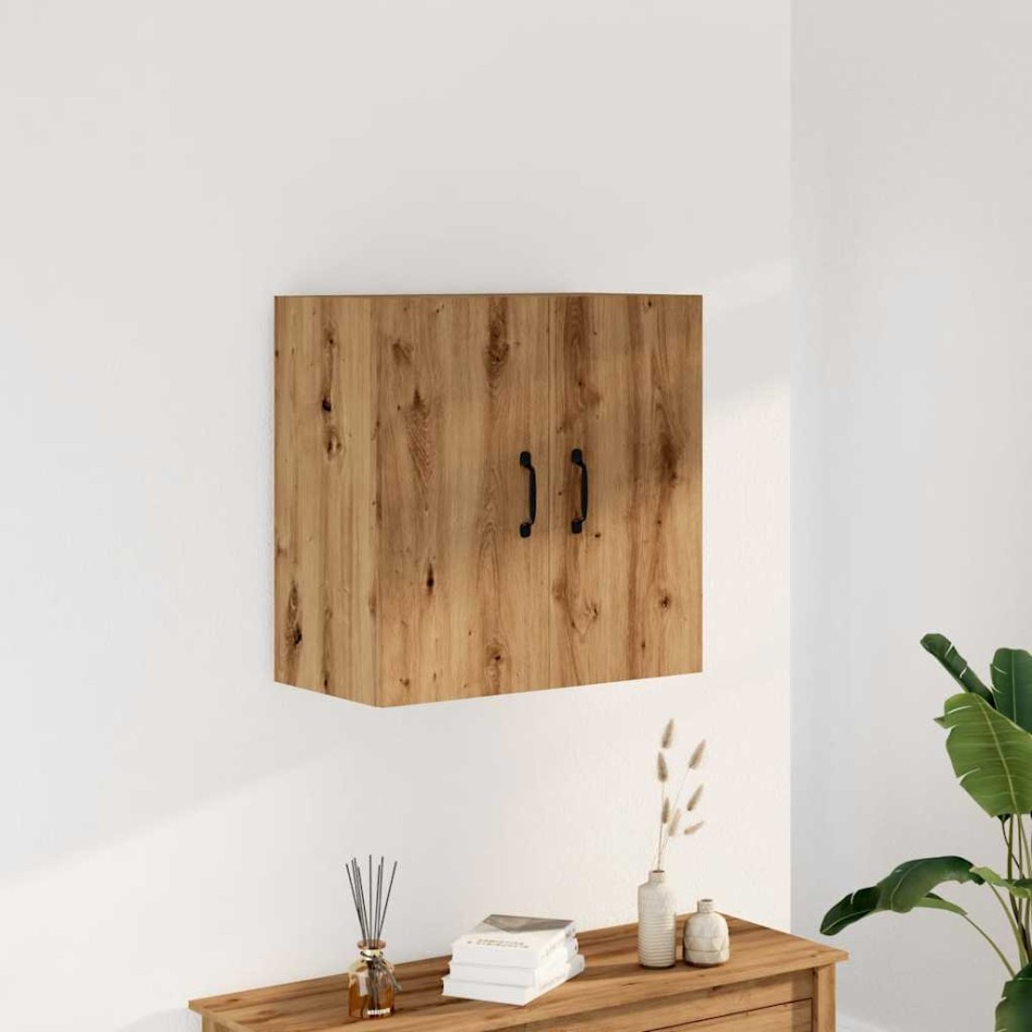 Armario de pared madera de ingeniería roble artisan 60x31x60