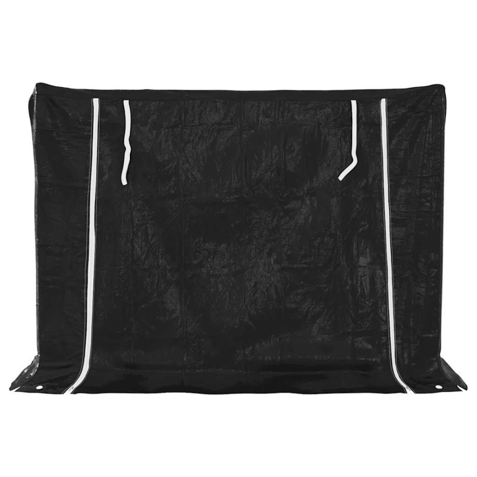 Leñero cubierta lluvia 151x60,5x110,5 cm acero