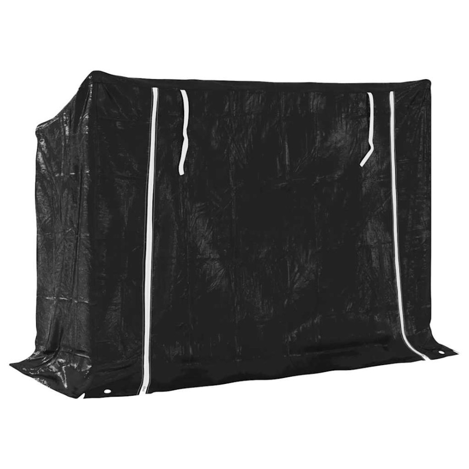 Leñero cubierta lluvia 151x60,5x110,5 cm acero